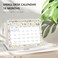 Mokani Small Desk Calendar 2022-2023 (8"x6", Mini Monthly Desktop Calendar from July 2022 to December 2023, Academic Year Standing Desk Calendars with Planner Stickers.