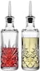 Godinger Oil and Vinegar Dispenser Cruet Set, Condiment Pourer Bottle - Dublin Collection.