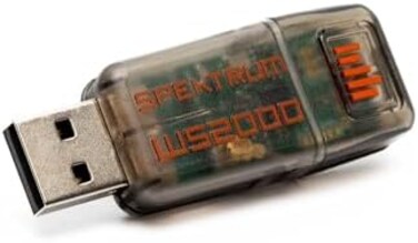 جهاز محاكاة الطيران اللاسلكي Spektrum Ws2000 USB RC Dongle، SPMWS2000، أسود.