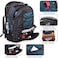 NUBILY Laptop Backpack 17 Inch Waterproof Extra Large TSA Travel Backpack Anti Theft College Business Mens Backpacks with USB Charging Port 17. 3 Gaming Computer Backpack for Women Men Blue 45 L.
