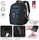 NUBILY Laptop Backpack 17 Inch Waterproof Extra Large TSA Travel Backpack Anti Theft College Business Mens Backpacks with USB Charging Port 17. 3 Gaming Computer Backpack for Women Men Blue 45 L.