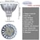 ALIDE MR16 GU5. 3 Led Bulbs 5W 4000K Neutral/Natural White,20W-35W Halogen Equivalent,12V MR16 Low Voltage Bulbs for Outdoor Landscape Flood Ceil Track Lighting,Not Dimmable,450lm,38 Deg,6 Pack.