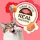 Friskies Purina Made in USA Facilities, Natural Cat Treats, Party Mix Natural Yums With Real Salmon - 20 Oz. Canister.