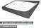 ALYVIA SPRING Box Cover Queen Size - Jersey KnitStretchy Wrap Around 4 Sides, Alternative for Bed Skirt - Queen/Cal Queen, Gray.