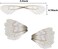SANNIX 70pcs Dragonfly Wing Charms DIY Wings for Flying Keys Earrings Pendant.