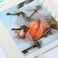 SANNIX 70pcs Dragonfly Wing Charms DIY Wings for Flying Keys Earrings Pendant.