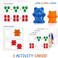 BMAG Counting Bears with Matching Sorting Cups,Number Colour Recognition STEM Educational Toy for Toddler, Pre-School Learning Toy with 90 Bears,2 Tweezers,11 Activity Cards,1 Storage Box.