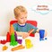 BMAG Counting Bears with Matching Sorting Cups,Number Colour Recognition STEM Educational Toy for Toddler, Pre-School Learning Toy with 90 Bears,2 Tweezers,11 Activity Cards,1 Storage Box.