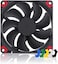 Noctua NF-A9x14 HS-PWM chromax. black. swap, Leiser Schmaler Premium L&uuml;fter, 4-Pin (92x14mm, Schwarz.