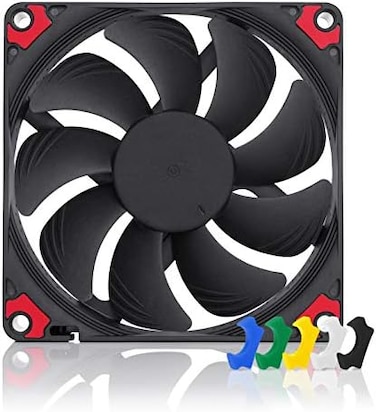 Noctua NF-A9x14 HS-PWM chromax. black. swap, Leiser Schmaler Premium L&uuml;fter, 4-Pin (92x14mm, Schwarz.