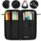 Donner Drumsticks Bag Holder Thickened Large Capacity Drum Sticks Bag Hangable Portable for Drumsticks Brushes Mallets Up to 12 Pairs, Black, Christmas Birthday Gift, Great Holiday.