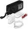 CM Travel Cable Organizer Case Bag Portable Computer Accessories Zipper Mesh Pouch Bag for Holding Laptop Mouse, Power Bank, USB, Adapter, Charger, Cellphone and Cosmetics.
