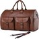 seyfocnia Convertible Travel Garment Bag,Carry on Garment Duffel Bag for Men Women - 2 in 1 Hanging Suitcase Suit Business Travel Bag.