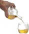 Godinger Whiskey Decanter Airplane Globe Set with 2 World Whisky Glasses - for Liquor Scotch Bourbon Vodka.