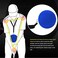 Amy Sport Golf Swing Trainer Arm Band Posture Motion Correction Belt Pack, Professional Training Aid for Men Women Golf Beginner Practice.