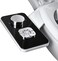 SAMODRA Bidet Attachment - Non-electric Cold Water Bidet Toilet Seat Attachment with Pressure Controls,Retractable Self-cleaning Dual Nozzles for FrontalRear Wash - Black.