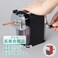 CARL Pencil Sharpener, CC-2000, Custom, Red, 5-Point Selector. Manual, Quiet for Office and Home Desks, School Classroom.