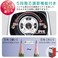 CARL Pencil Sharpener, CC-2000, Custom, Red, 5-Point Selector. Manual, Quiet for Office and Home Desks, School Classroom.