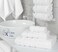 American Soft Linen 3 Piece Towel Sets, 1 Bath Towel 1 Hand Towel 1 Washcloth, 100% Turkish Cotton Towels for Bathroom, White Towel Set.