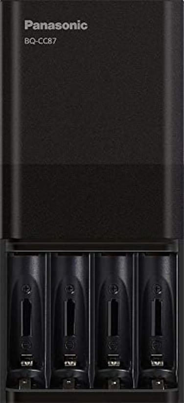 Eneloop Panasonic BQ-CC87AKBBA pro Advanced Individual Battery Charger with Portable Charging Technology, Black.