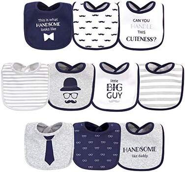 Hudson Baby Cotton Bibs.