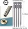 Yakamoz 16Pcs 4-in-1 Multi Long Magnetic Screwdriver Bit Set with 1/4" Hex Shank Drill Screw Driver Bits Power Tools Kit (Hex Head Allen Wrench, Torx Security, Cross PhillipsFlat Head Slotted Tip.
