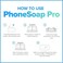 PhoneSoap Pro UV Smart Phone SanitizerUniversal Cell Phone Charger BoxPatentedClinically Proven 360-Degree UV-C DisinfectionDisinfects and Charges All Phones (White.
