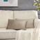 GIGIZAZA Decorative Small Lumbar Pillow Covers,Set of 2 Cushion Covers Velvet Cream Pillows,Sofa Throw 12 X 20 Pillow Covers.