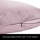 GIGIZAZA Decorative Couch Throw Pillow Cover,Set of 2 18x18 Pink Girl Pillow Covers,Square Sofa Velvet Throw Cushions.