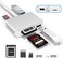 CATECK 【Upgraded Version】 XQD Card Reader USB 3. 0 SD(HC/XCTF Card Reader with USB3. 0x2 Fast Speed Up to 5Gbps ,Compatible with Sony GM Series XQD and TF/SD/SDHC Cards, for Windows/Mac OS.