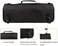 Tosnail Chef Knife Case Roll Bag with 15 Slots, Easy Carry Handle and Shoulder Strap - Black.
