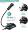 Vekkia Rechargeable 7 Led Eye-Care Book Light,Blue Light Blocking Reading Light,3 Levels,1600K for Strain-Free,.