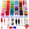 YITOHOP 200pcsEmbroidery Floss kit, Friendship Bracelet String Kit with Organizer Box-Included 100pcs Friendship Bracelet Floss Thread,Cross Stitch Kits Gifts.