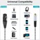JOLGOO XLR Female to 3. 5mm Stereo Jack Audio Adapter Cable, 3-pin XLR Female to 1/8 inch TRS Mini Jack Adapter Cable, 1 Feet, Balanced Audio Converter Adapter Cable.
