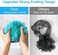 AmazerBath Loofah Sponge 60g/Piece, Exfoliating Bath Sponge Body Scrubber - Loofa Set of 4 Flower Color (Green-Purple.