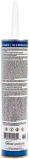 Dicor 351CSW-1 HAPS-Free Cap Sealant - White for RV Window and Door Maintenance.