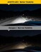 AUXITO Upgraded H11/H8/H16 LED Fog Light Bulbs with CSP LED Chips 6500K White 700% Brighter Mini Size Plug and Play for Fog Lights or Daytime Running Lights DRL, Pack of 2.