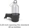 Helinox Cup Holder Accessory for Beach, Camping, and Backpacking Chairs.