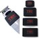 TRU BARBER Clipper Grip Bands 4 PCS, Clipper grips for Barbers, Clipper sleeve for barber tools, Non slip, Heat resistant (Black.