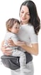 SUNVENO Baby Hip seat Ergonomic, Baby Hip seat Carrier, Baby Carrier Decompression with Adjustable Belt and Pocket, Baby Hip Stool, Practical Baby Front Carrier for 0-20 kg Baby, Grey.