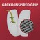 Setex Gecko Grip Glasses Nose Pads (5 Clear Pairs- Anti-Slip Nose Pads for Glasses, USA Made, Micro-Structured Fibers, Ultra-Strong Grip and Ultra-Soft, Self Stick Adhesive, 1 x 7 x 16 mm.