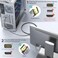 WARRKY 4K DisplayPort to HDMI Cable [UHD, Metal Case, Nylon Cable] 6FT Unidirectional Display Port 1. 2 Source to HDMI 1. 4 Screen, DP to HDMI Compatible for Computer, NVIDIA, AMD, Dell, Lenovo, Monit