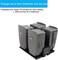 Hanatora 4 in 1 Foldable Battery Charging Hub for DJI Mavic 2 Pro/Zoom/Enterprise Drone,Multiple Charger Accessories with Charge Indicator LCD Display.
