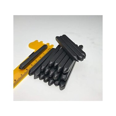 rackerose 20 Pack 6MM DIY Steel Punches Flower Punch Stamp Set Jewelry Metal Stamping Tool to Stamp Punch Leather Metal Wood Jewelry (6MM-Upgrade Version.