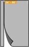 yotache Left Right Side Opening Screen Doors with Magnets 36 x 80, Reinforced Sewing Magnetic Insect Fly Mesh.