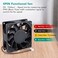 Wathai 80mm x 25mm PWN Fan, High Speed 5000RPM 12V 4Pin Fan, DC Brushless Cooling Fan, Big Airflow Fan.