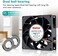 Wathai 80mm x 25mm PWN Fan, High Speed 5000RPM 12V 4Pin Fan, DC Brushless Cooling Fan, Big Airflow Fan.