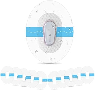 HONYOU G6 Adhesive Patches-50Pack Waterproof Adhesive Patches for G6 Premium Transparent Overpatch 10 Days Long Stay Covers Easy to Use by One Hand.