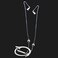 RICH IStereo Ear Headphones,Air Tube Anti-radiation Headsets Earphone,In Ear Stereo Noise Isolating Anti-radiation Earbuds With Microphone for Mobile phone.