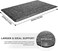 KMAT Kitchen Mat Cushioned Anti-Fatigue Floor Mat Waterproof Non-Slip Standing Mat Ergonomic Comfort Floor Mat Rug for Home,Office,Sink,Laundry,Desk 20"(Wx 30"(L,Grey.